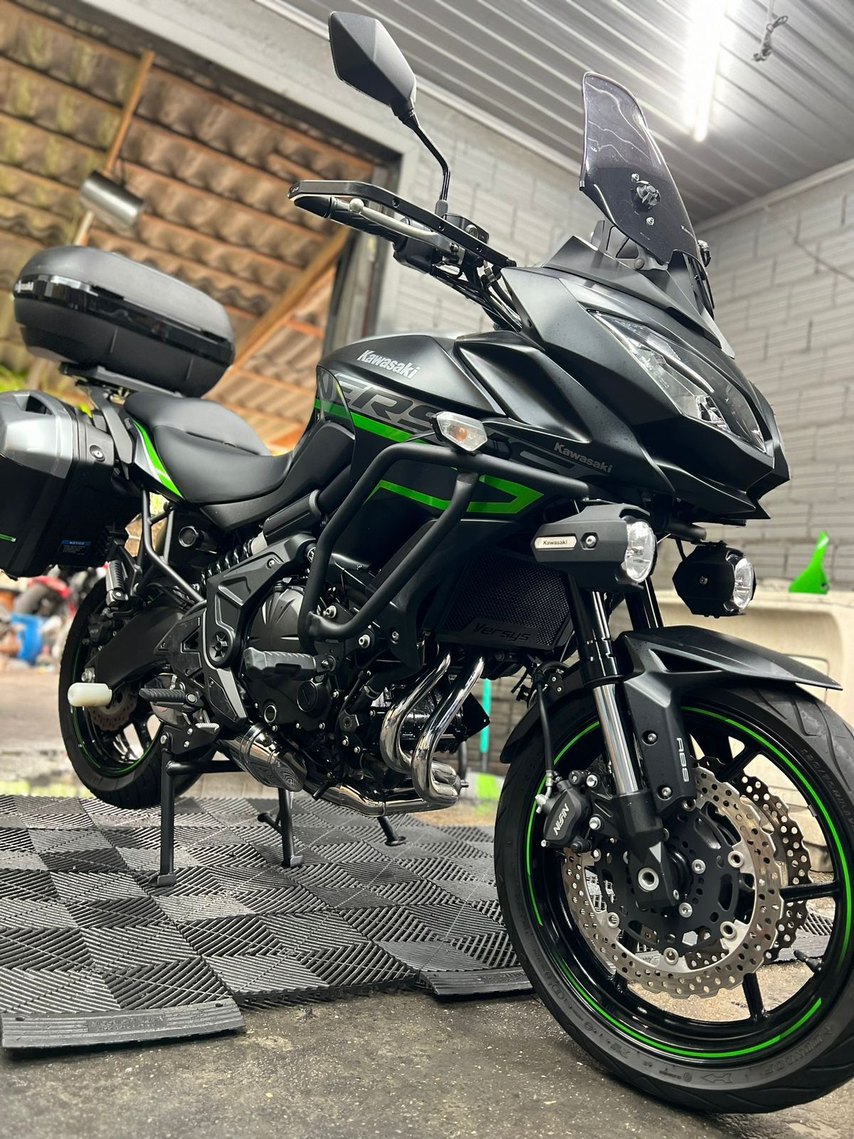 Kawasaki Versys após serviço completo
